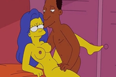 Секси Мардж изменяет Гомеру с его чёрным другом
