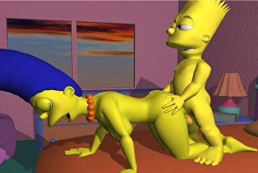 18-летний Барт выебал маму и совершеннолетнюю сестру (3D)